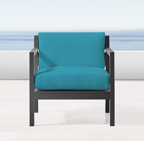 Kona Turquoise Outdoor Chair Cushion